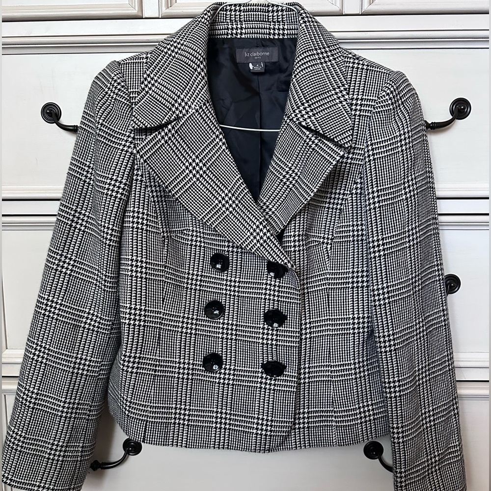 Vintage houndstooth jacket